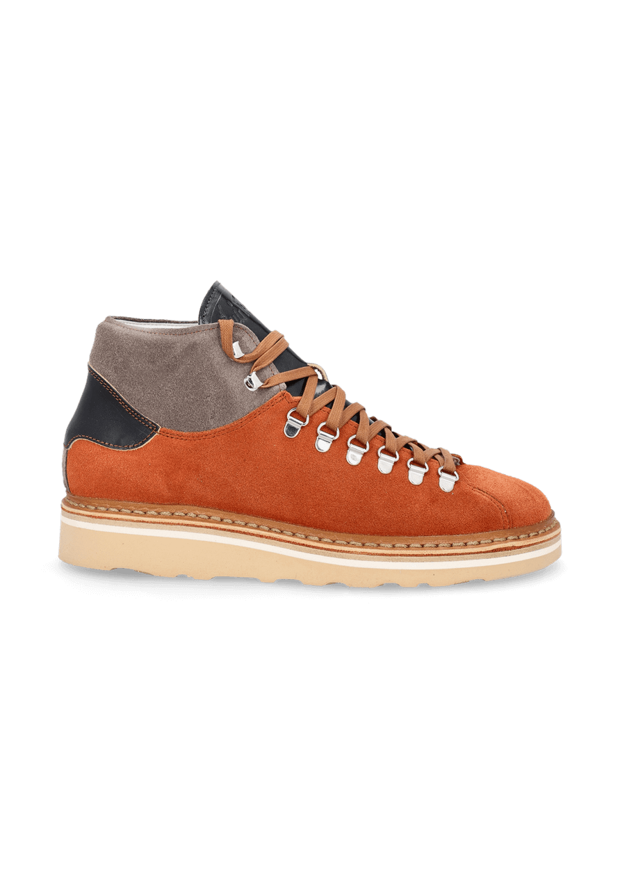 Luis Trenker Sneaker alta in pelle modello Lugionata Vendite Flash