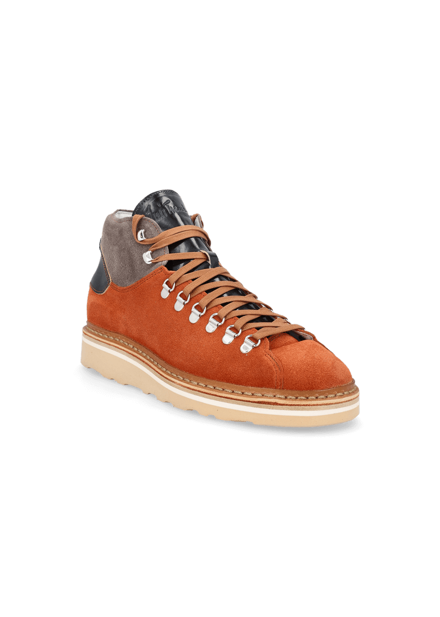 Luis Trenker Sneaker alta in pelle modello Lugionata Vendite Flash