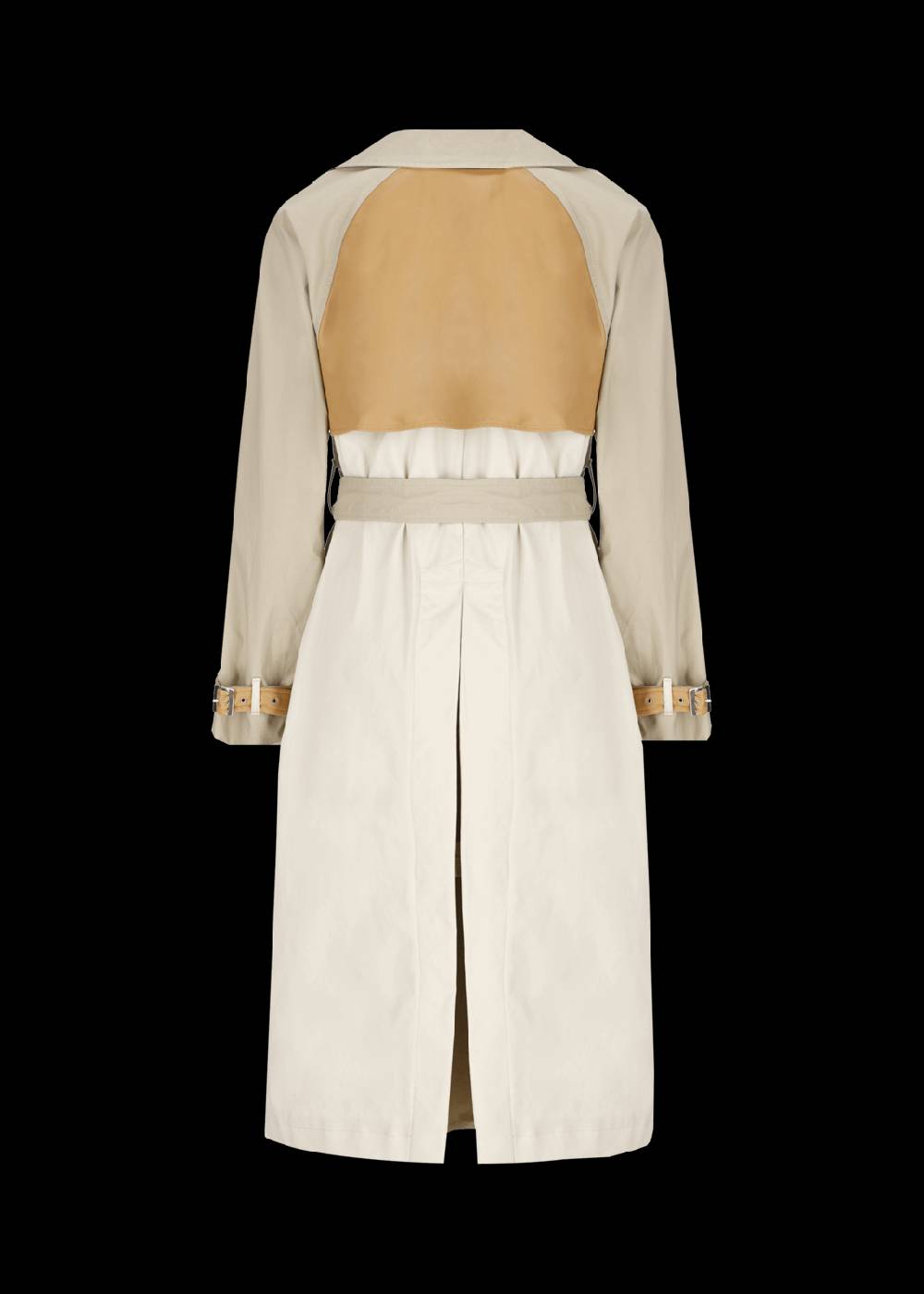 Luis Trenker Trench con dettagli in pelle modello Ludamiana Negozio online di fabbrica