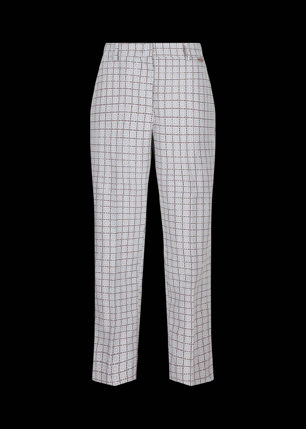 Luis Trenker Pantaloni in cotone jacquard con taglio Cigarette Cut modello Luleonelle Flash Sale