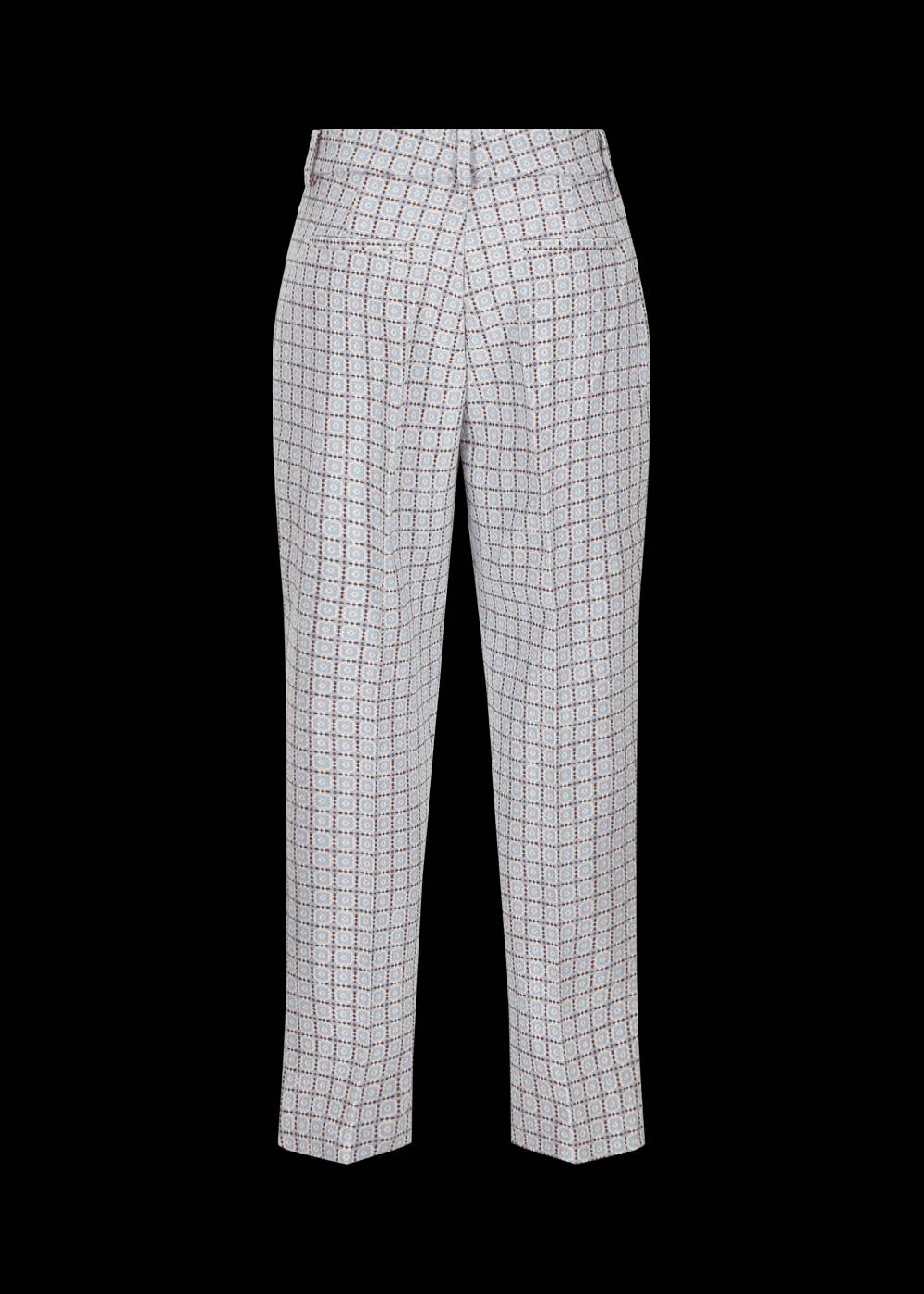 Luis Trenker Pantaloni in cotone jacquard con taglio Cigarette Cut modello Luleonelle Flash Sale