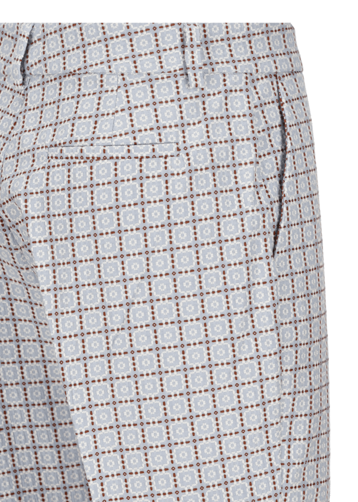 Luis Trenker Pantaloni in cotone jacquard con taglio Cigarette Cut modello Luleonelle Flash Sale