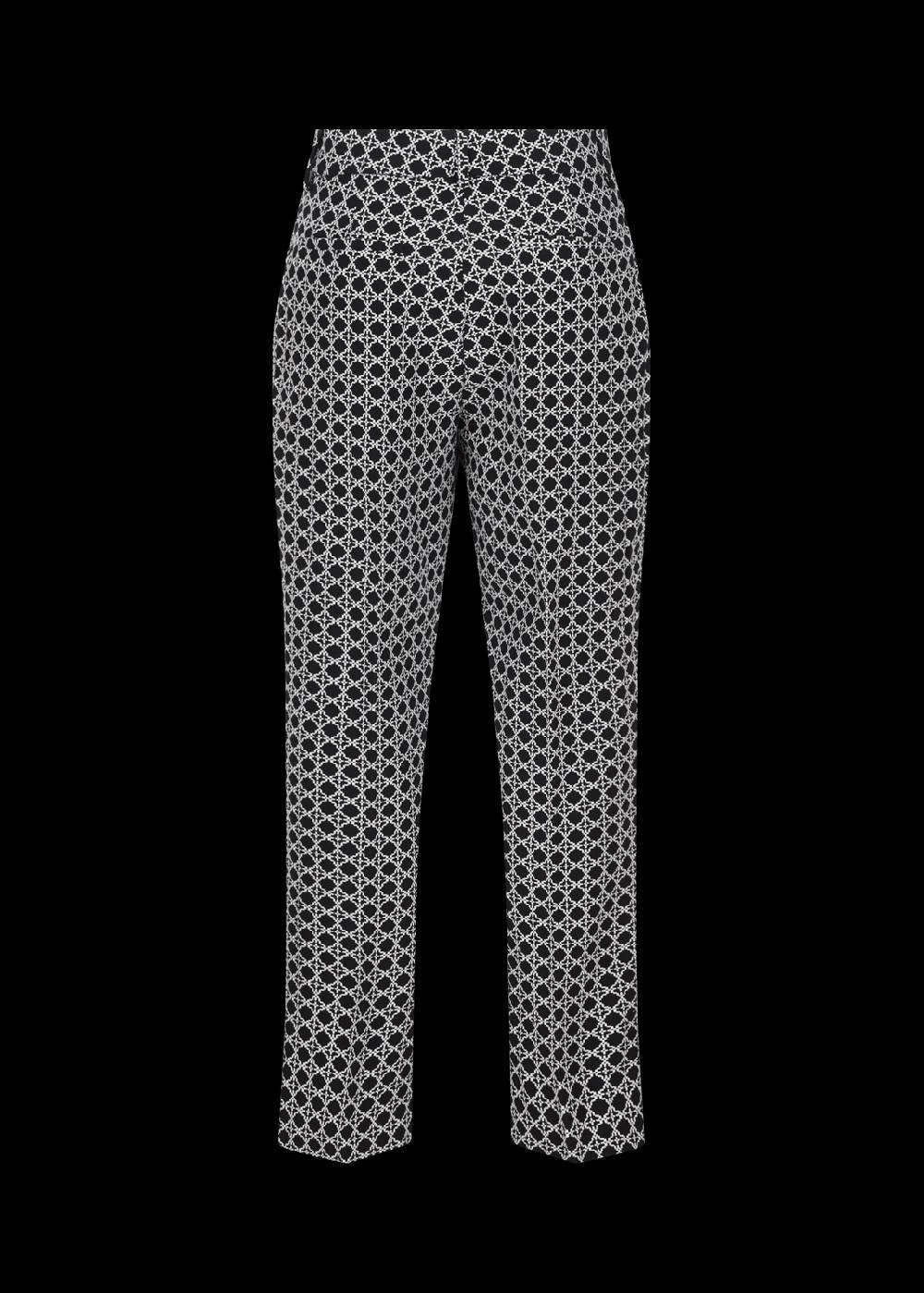 Luis Trenker Pantaloni in cotone jacquard con taglio Cigarette Cut modello Luleonelle Fornitura limitata