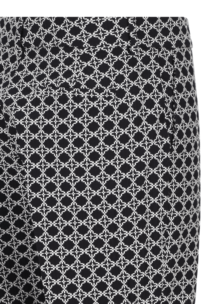 Luis Trenker Pantaloni in cotone jacquard con taglio Cigarette Cut modello Luleonelle Fornitura limitata