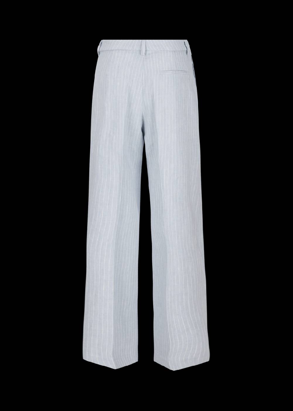 Luis Trenker Pantaloni con pinces dalla linea ampia con motivo gessato modello Luxara Shopping online