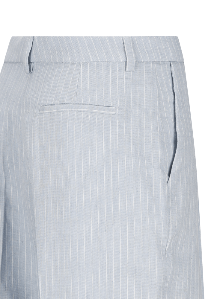 Luis Trenker Pantaloni con pinces dalla linea ampia con motivo gessato modello Luxara Shopping online