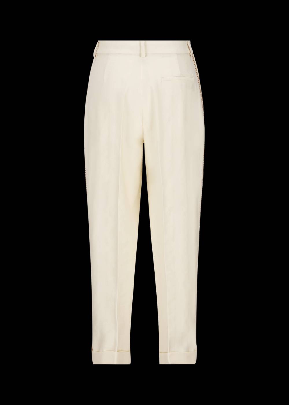 Luis Trenker Pantaloni dalla linea Carrot Fit con ricamo modello Luloretta Offerta natalizia