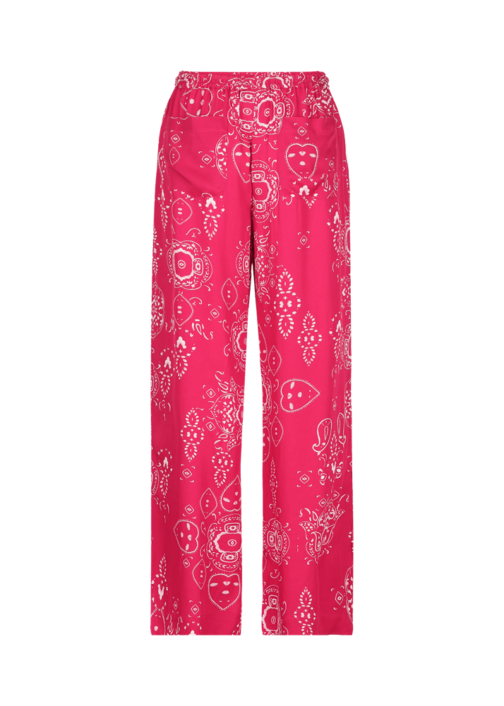 Luis Trenker Pantaloni ampi con stampa bandana modello Luliana Offerta Pasqua