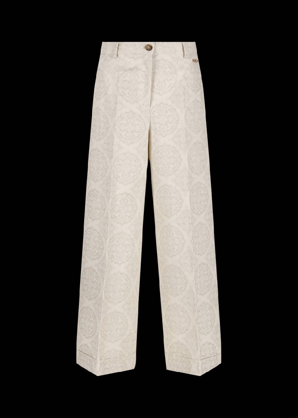 Luis Trenker Pantaloni a gamba ampia in jacquard modello Lulidia Offerta Giorno del Papà