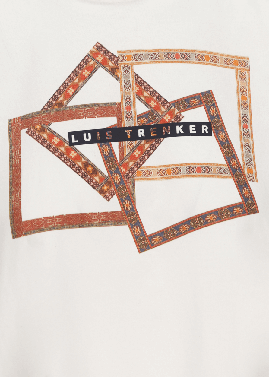 Luis Trenker T-shirt con stampa etnica modello Ludile Prezzo basso