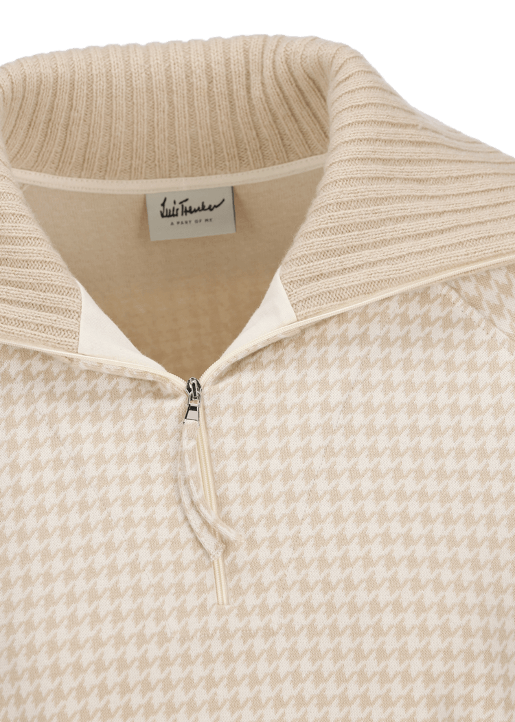 Luis Trenker Felpa con motivo pied-de-poule modello Luamelie 50% di sconto con spedizione gratuita