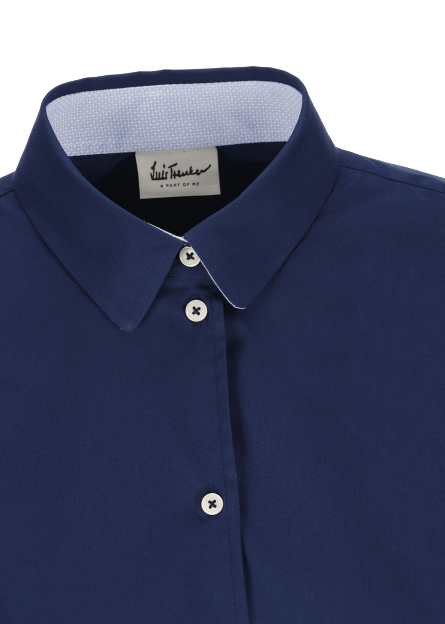 Luis Trenker Blusa in cotone elasticizzato modello Lubea In vendita