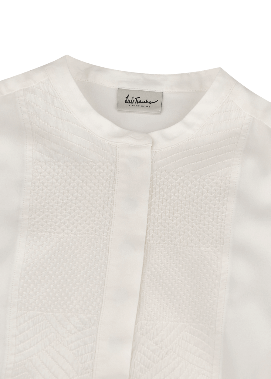 Luis Trenker Blusa modello Luflavia con ricamo Italia