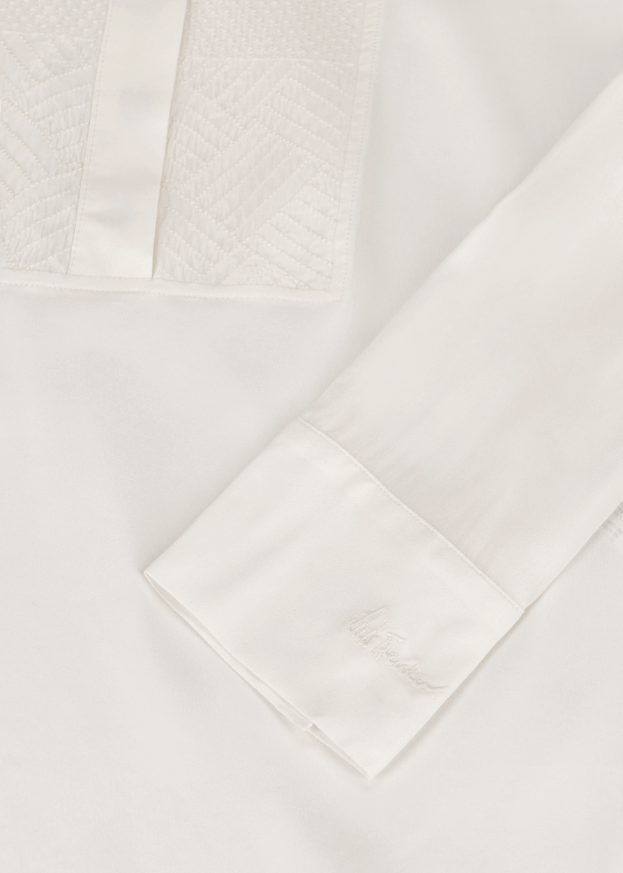 Luis Trenker Blusa modello Luflavia con ricamo Italia