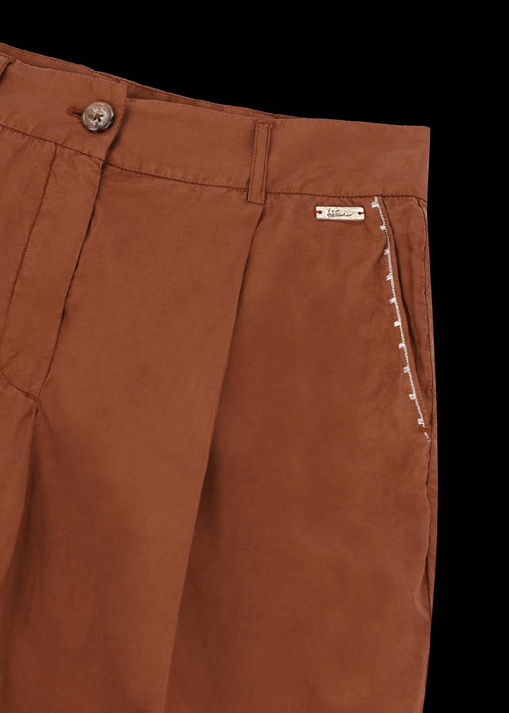 Luis Trenker Bermuda in seta e cotone modello Lulucia In Linea