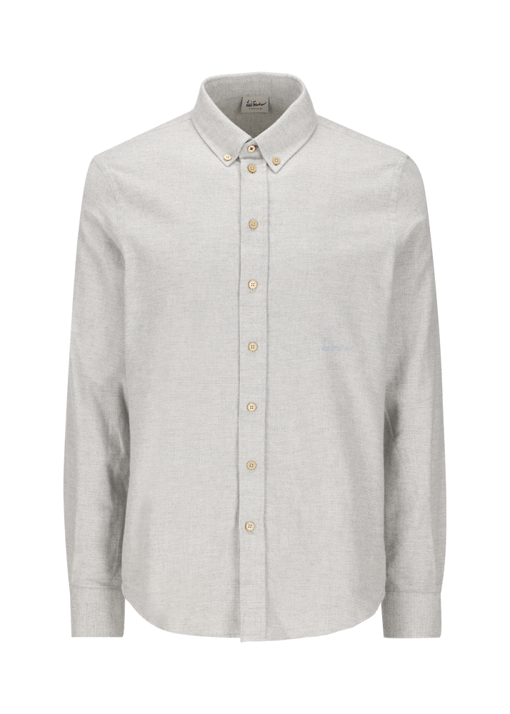 Luis Trenker Camicia in twill con colletto button down Lubenzio Online