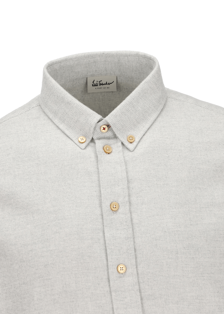 Luis Trenker Camicia in twill con colletto button down Lubenzio Online