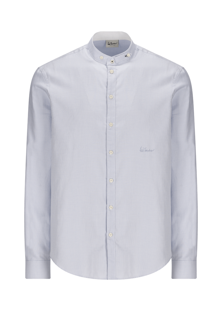 Luis Trenker Camicia con colletto alla coreana modello Lubernet Outlet