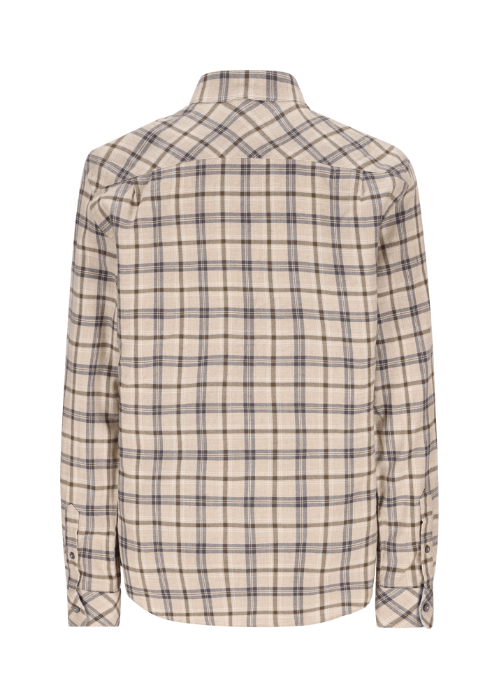 Luis Trenker Camicia a quadri con colletto alla coreana modello Lubernet In Vendita