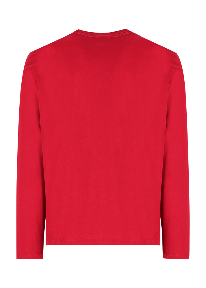 Luis Trenker Maglia a maniche lunghe con scritta Bergfreund Saldi Di Fabbrica