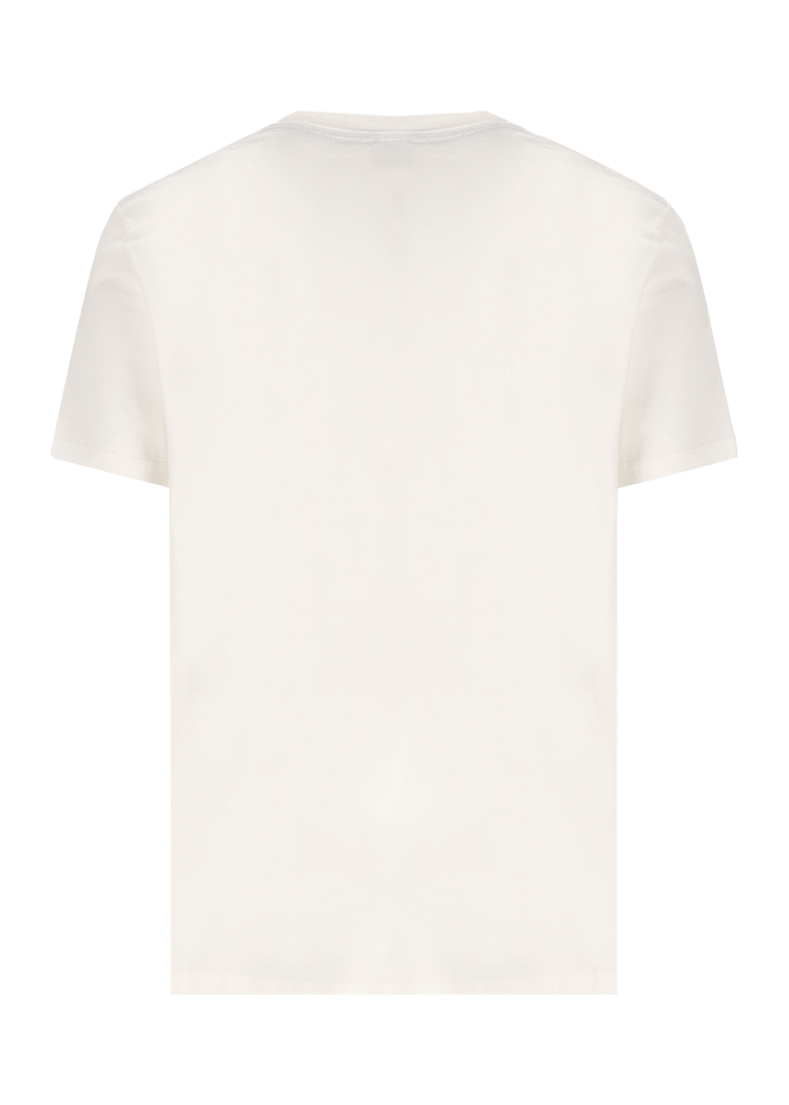 Luis Trenker T-shirt con scritta "Lebensfreude" Vendite Flash