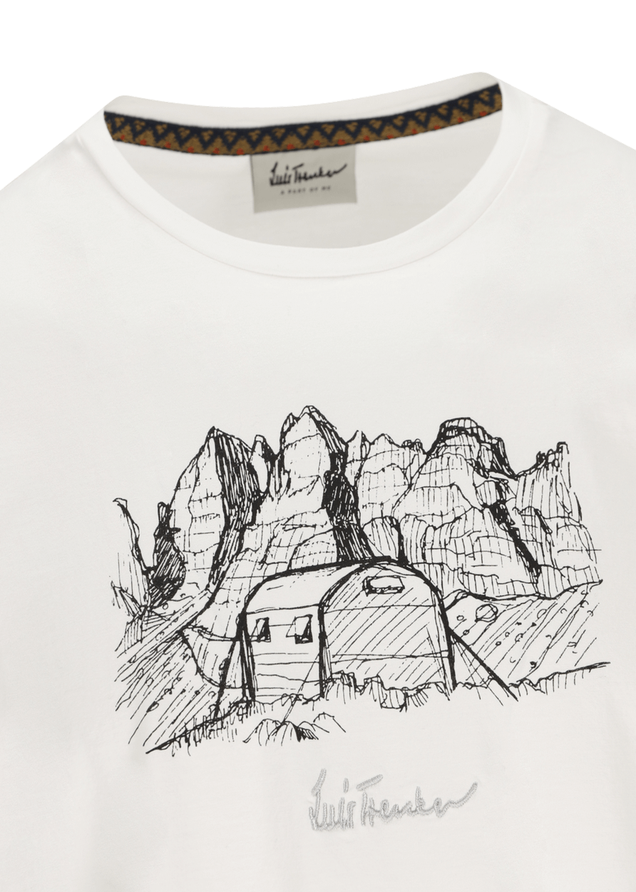 Luis Trenker T-shirt con stampa modello Lulubao Sconto di tempo limitato