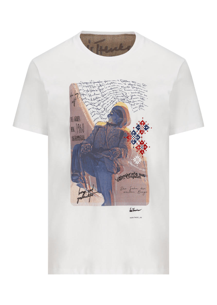Luis Trenker T-shirt con motivo Heritage 3 modello Luluis Flash Sale