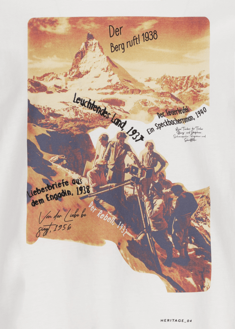Luis Trenker T-shirt con motivo Heritage 4 modello Luluis Fornitura limitata
