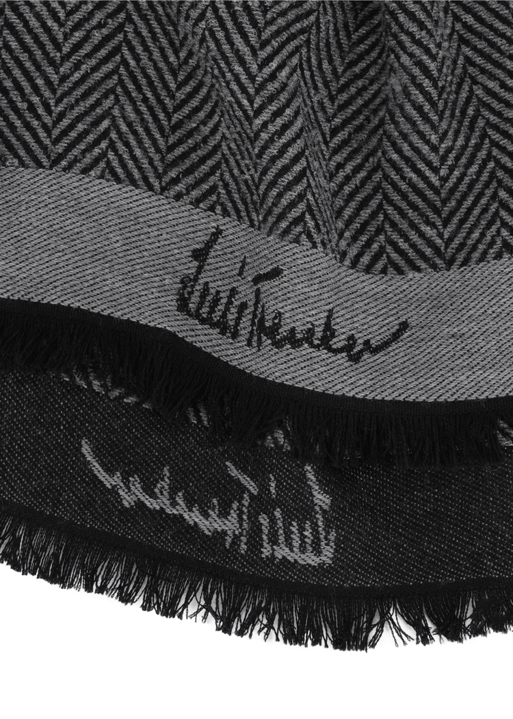 Luis Trenker Sciarpa in tessuto jacquard modello Lufabi Offerta temporanea