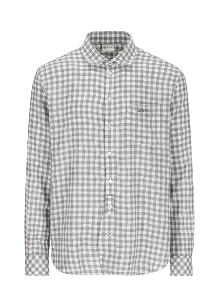 Luis Trenker Camicia con motivo vichy modello Luhaimo Ritorno libero