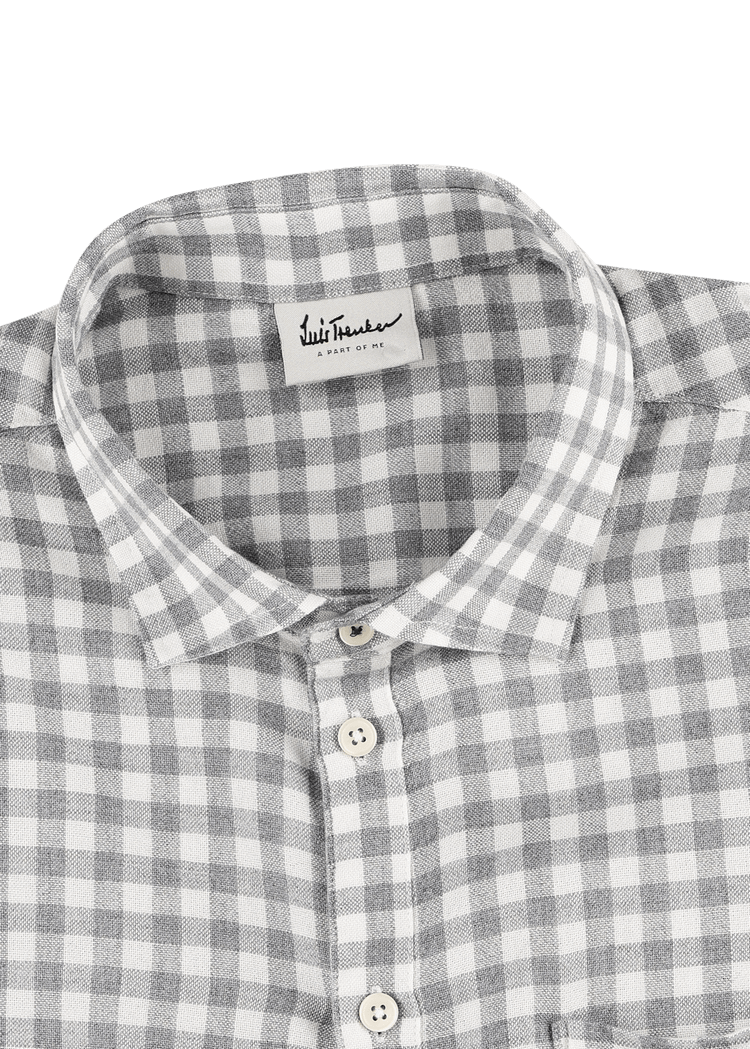 Luis Trenker Camicia con motivo vichy modello Luhaimo Ritorno libero