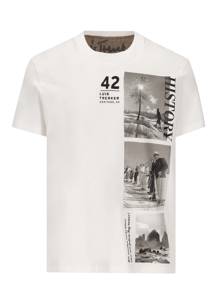 Luis Trenker T-shirt con motivo Heritage modello Luluis Duty-free