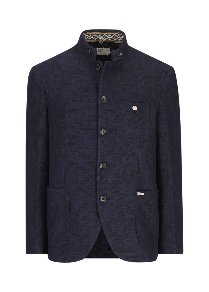 Luis Trenker Blazer con motivo a spina di pesce modello Lusandro Italia