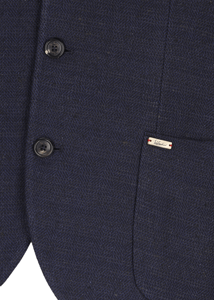 Luis Trenker Blazer con motivo a spina di pesce modello Lusandro Italia