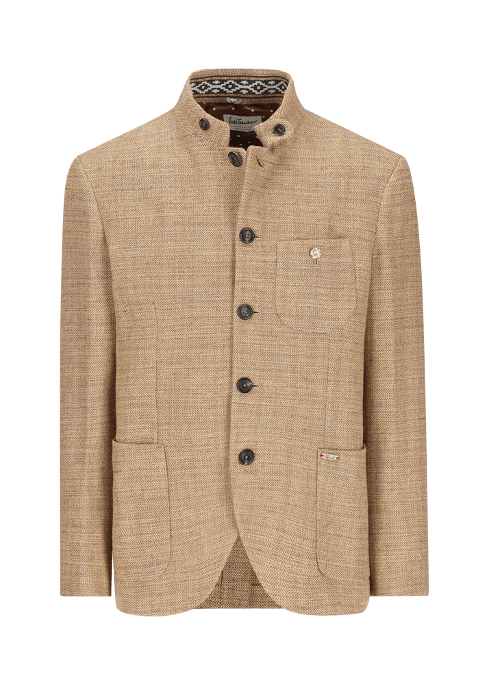 Luis Trenker Blazer con motivo a spina di pesce modello Lusandro In Linea