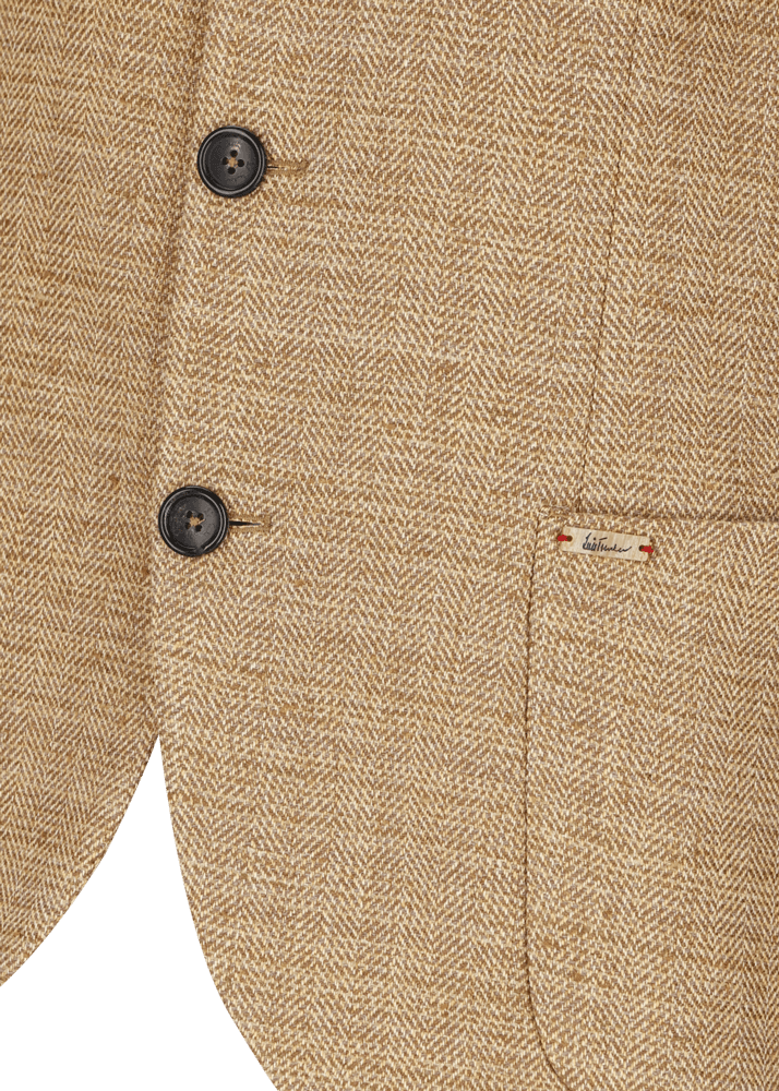 Luis Trenker Blazer con motivo a spina di pesce modello Lusandro In Linea