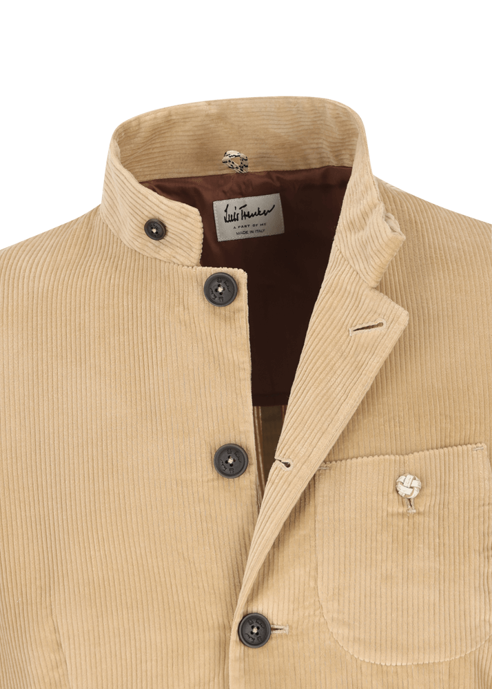 Luis Trenker Blazer in velluto a coste sottili modello Lusandro Pezzi Unici