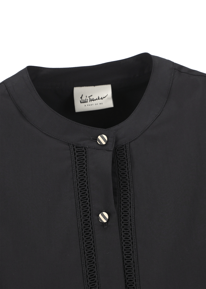 Luis Trenker Blusa in cotone con maniche a sbuffo modello Lufanny Online