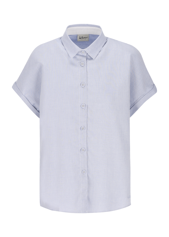 Luis Trenker Blusa in cotone a maniche corte modello Luflora Hotsell
