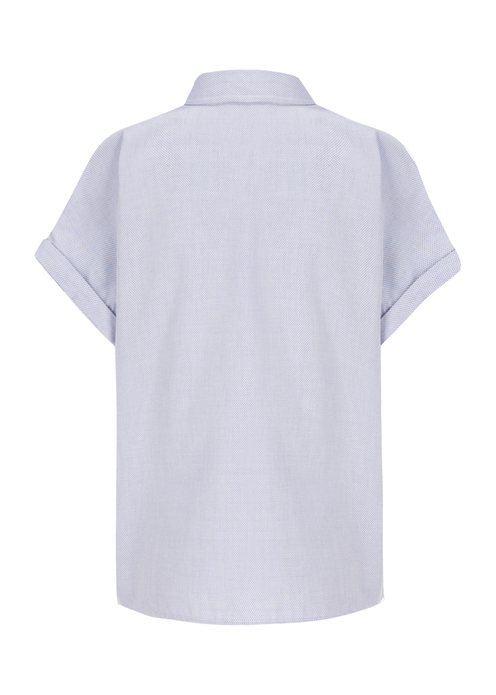 Luis Trenker Blusa in cotone a maniche corte modello Luflora Hotsell