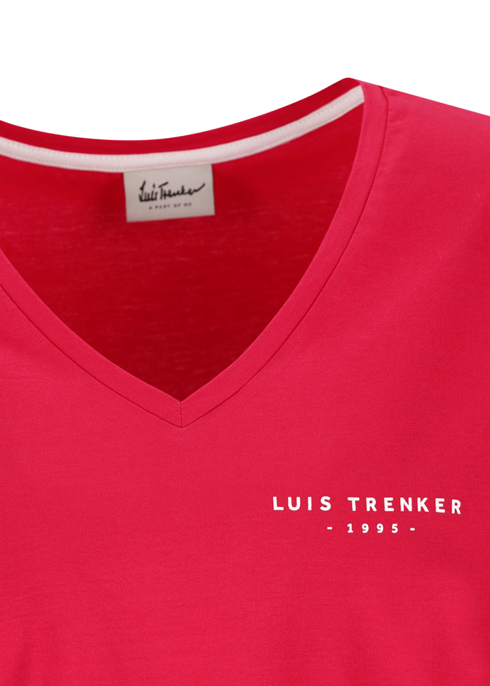Luis Trenker T-shirt basic in cotone modello Lucarla Nuova
