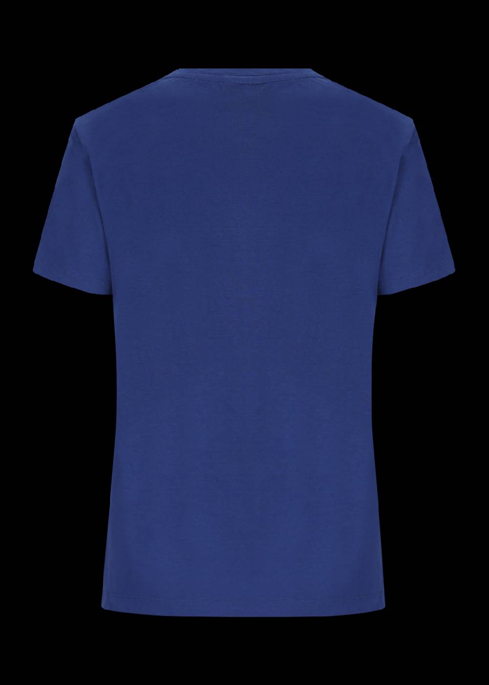 Luis Trenker T-shirt con logo ricamato e stampa "Kosmopolit" Negozio online di fabbrica