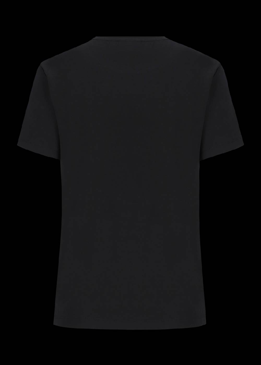 Luis Trenker T-shirt con logo ricamato e stampa "Kosmopolit" Prezzo di fabbrica