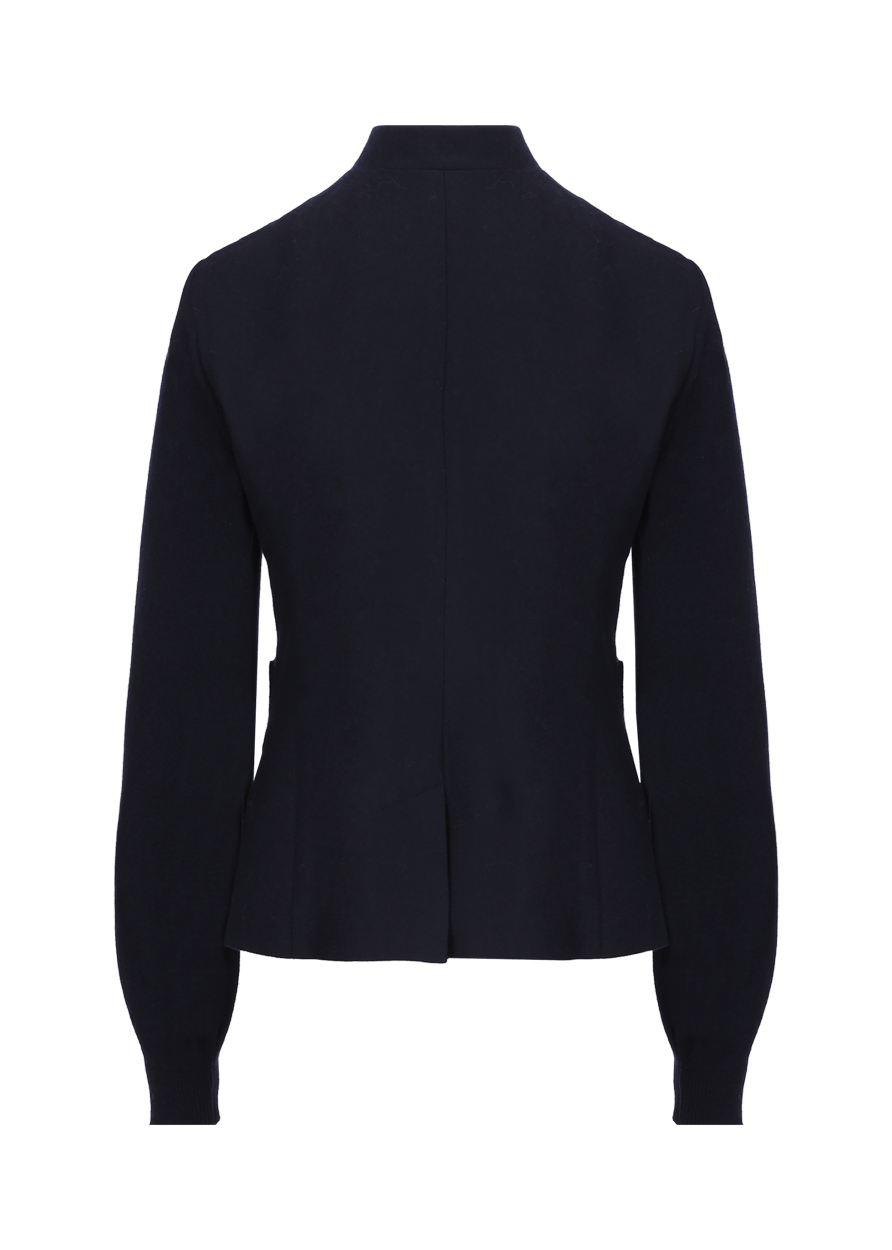 Luis Trenker Blazer di flanella con maniche lavorate a maglia modello Luranda Offerta Pasqua