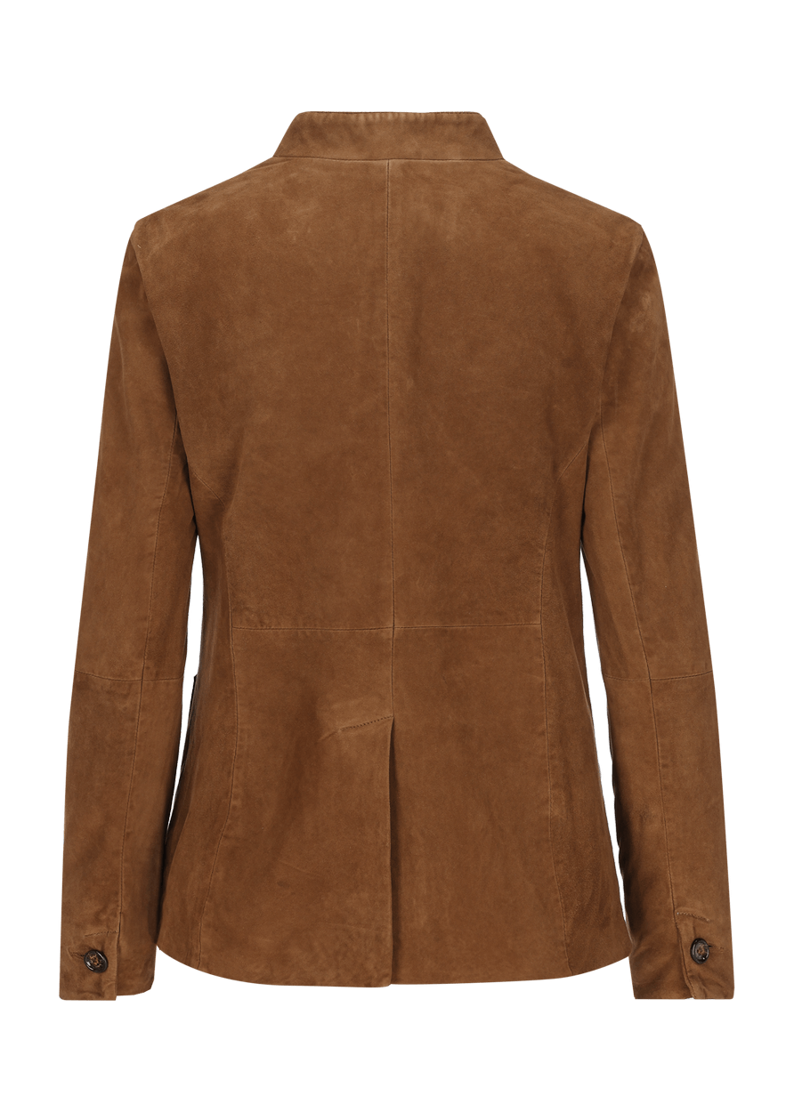 Luis Trenker Giacca in pelle scamosciata modello Luranda Offerta San Valentino