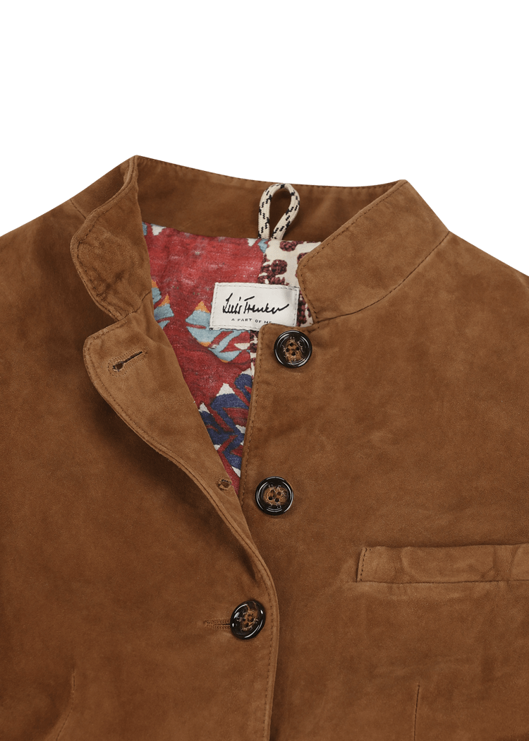 Luis Trenker Giacca in pelle scamosciata modello Luranda Offerta San Valentino