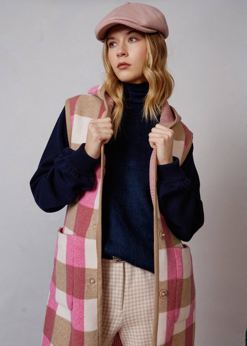 Luis Trenker Gilet double-face in misto lana modello Luelena Bestseller