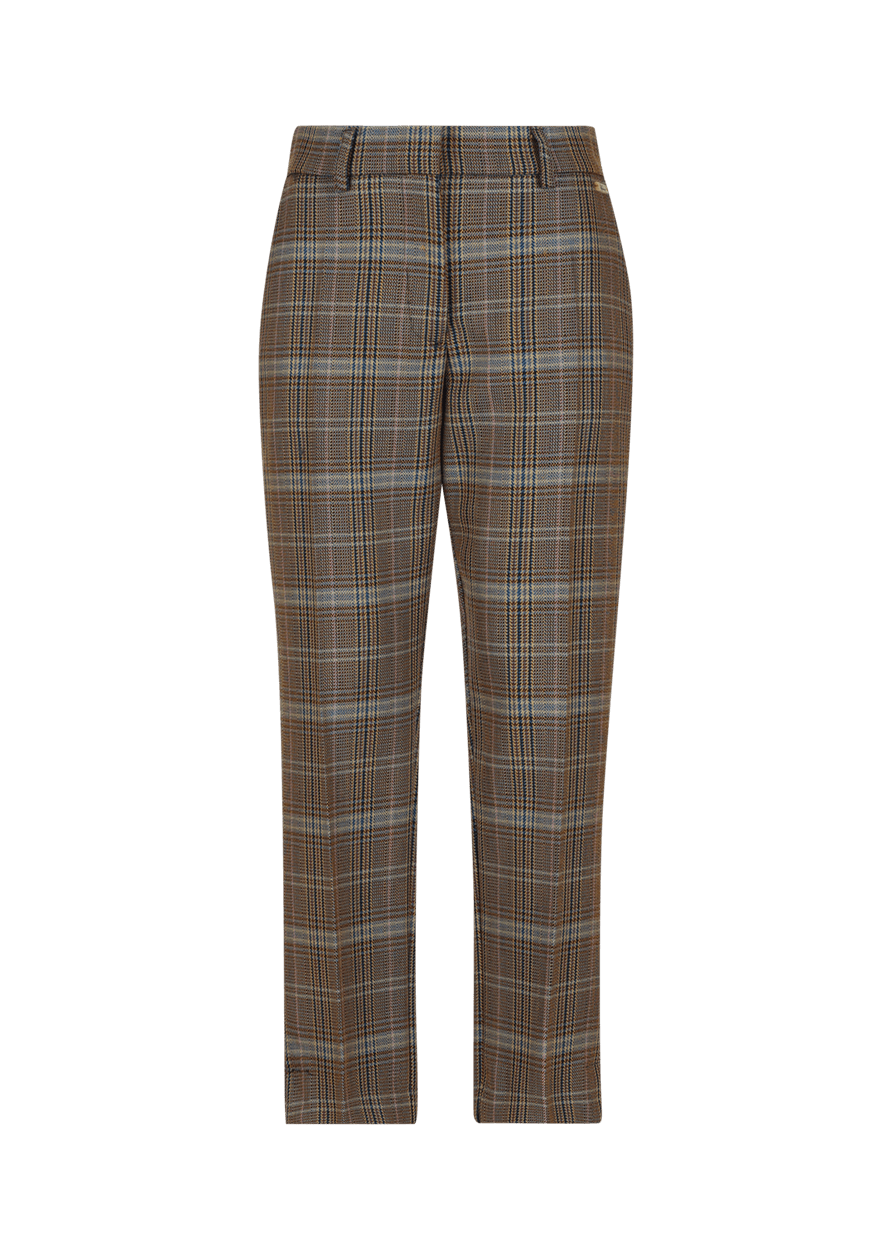 Luis Trenker Pantaloni con motivo pied-de-poule modello Luleonelle Liquidazione