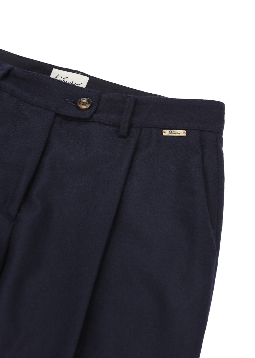 Luis Trenker Pantaloni carrot fit in flanella modello Luloretta Rilascio limitato
