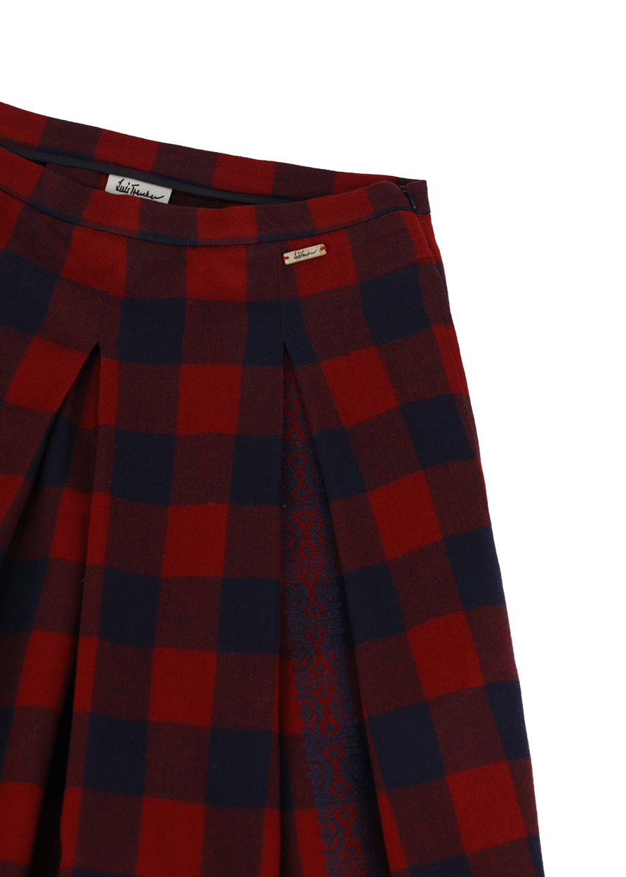 Luis Trenker Gonna in lana vergine modello Luklaudia Fino al 50% di sconto